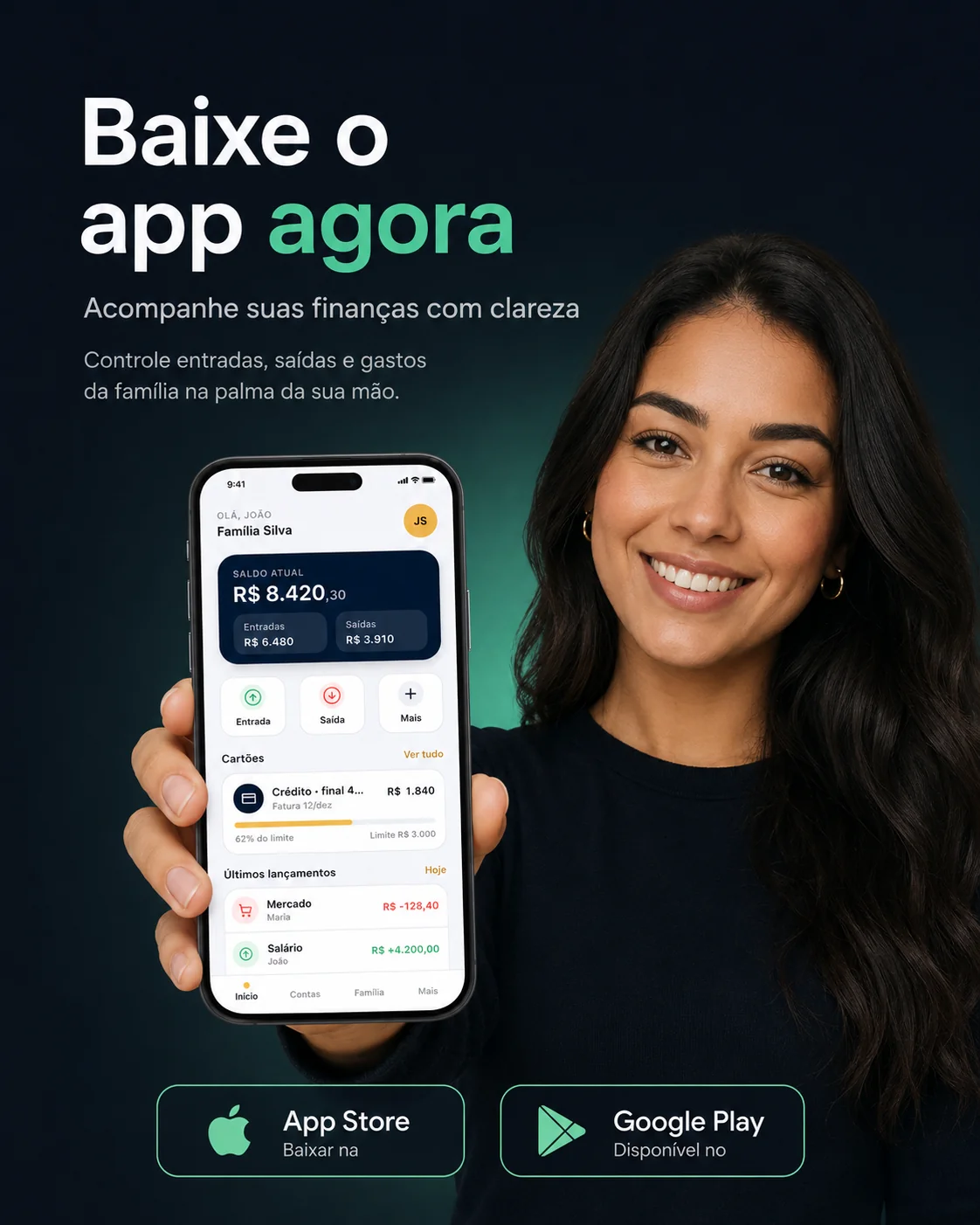 Baixe o app EmpreTracker e acompanhe suas finanças com clareza